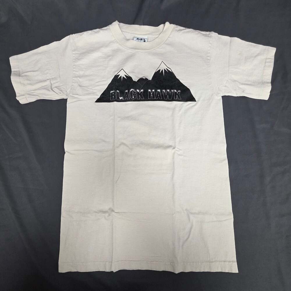 VTG Summit Heavy Weight Black Hawk Mountain Graphic T-Shirt Made in USA